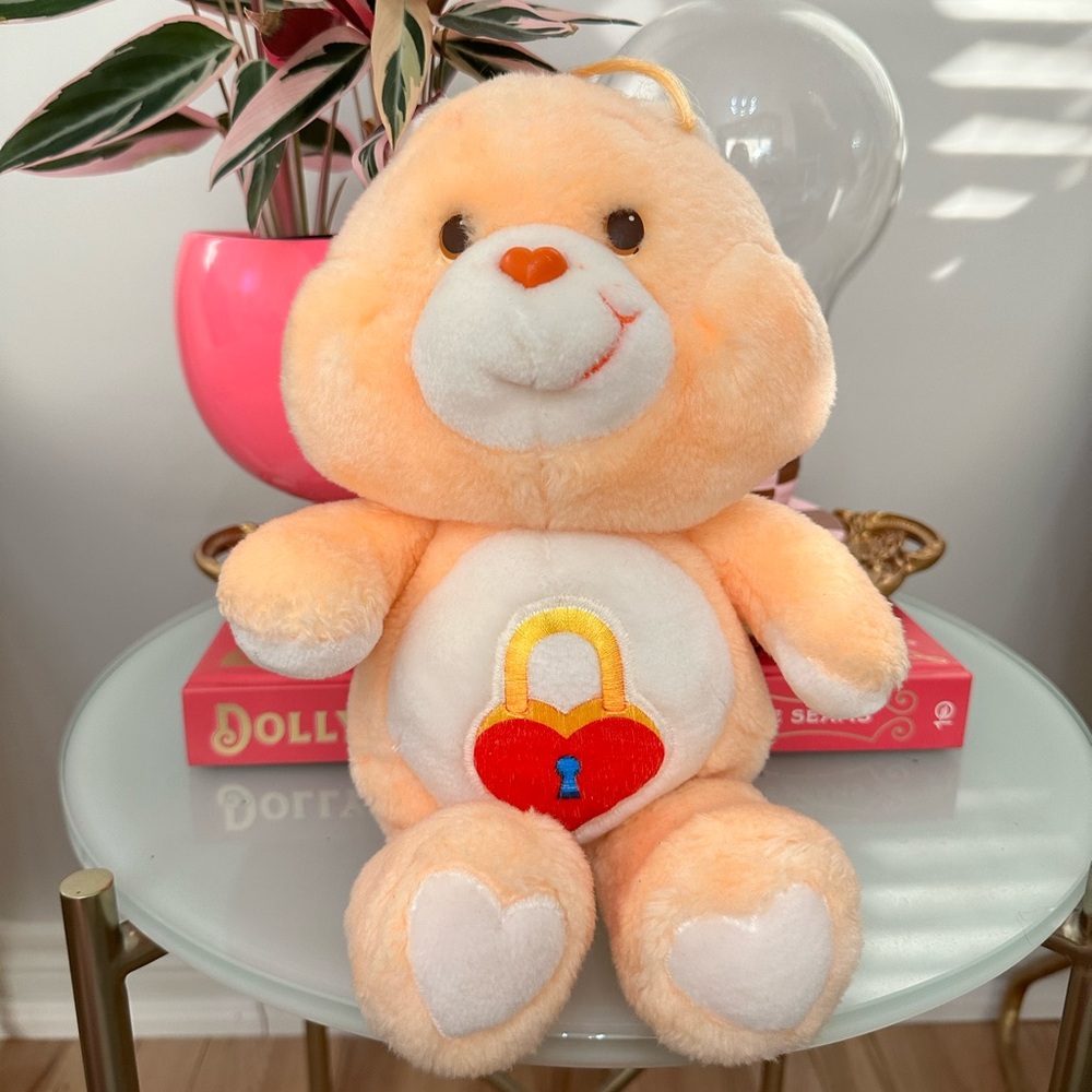Care Bear Secret Bear. pre 2000 when they changed fur color. Pull string, talked